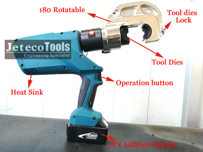 Battery powered wire crimper hot sale